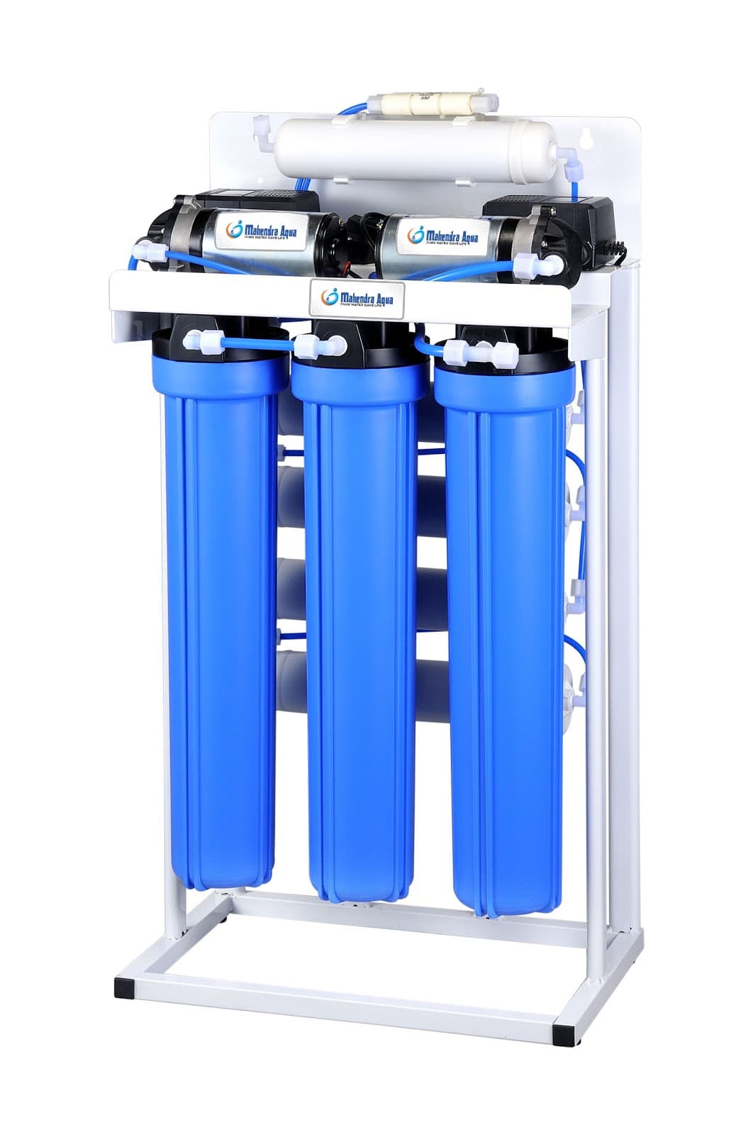 Mahendra Aqua Classic home water purifier — black and smoke finish with copper alkaline technology